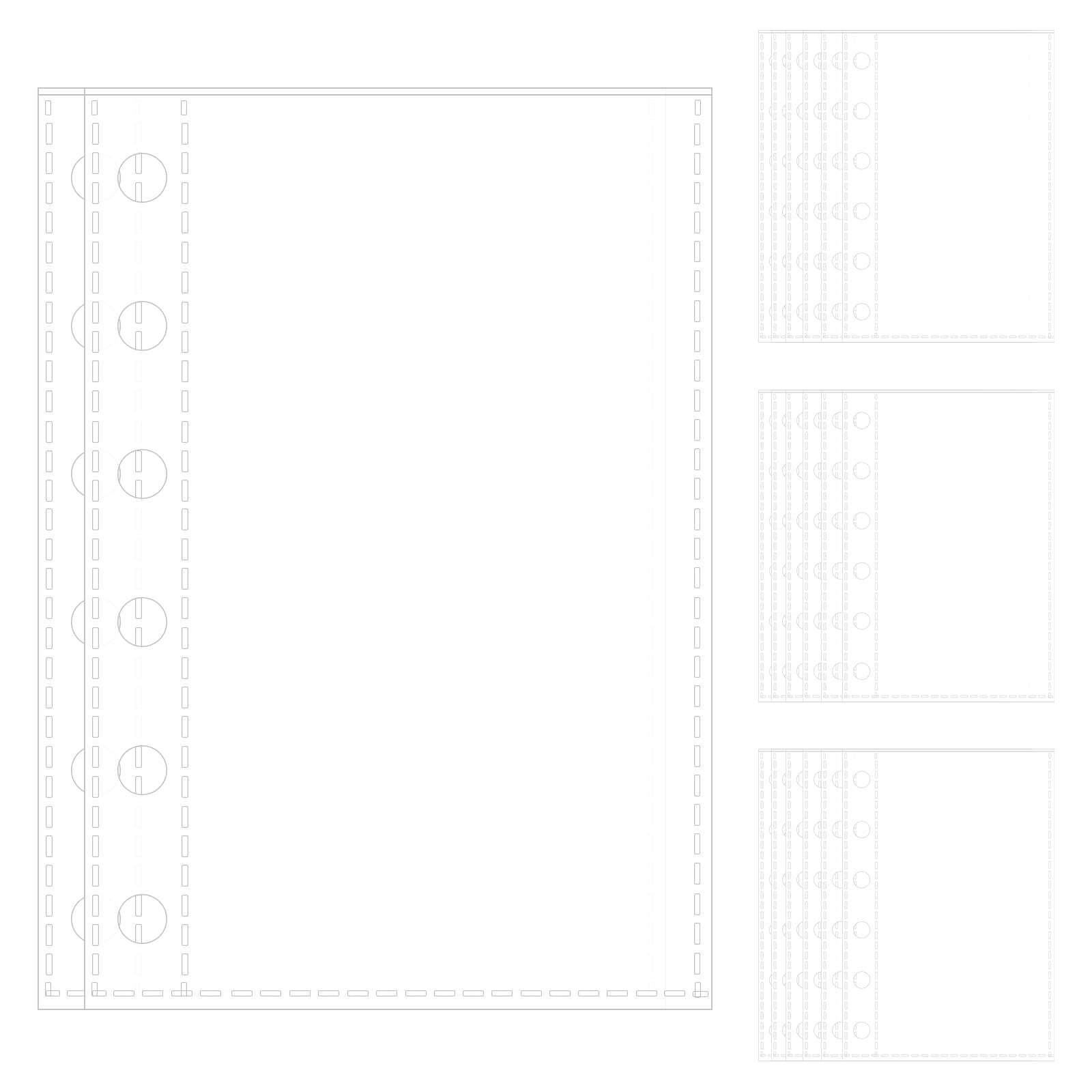 Amazon.co.jp: リフィル A7 シール帳 台紙 シール台紙 20 枚セット 6穴